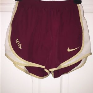 FSU dri-fit athletic shorts